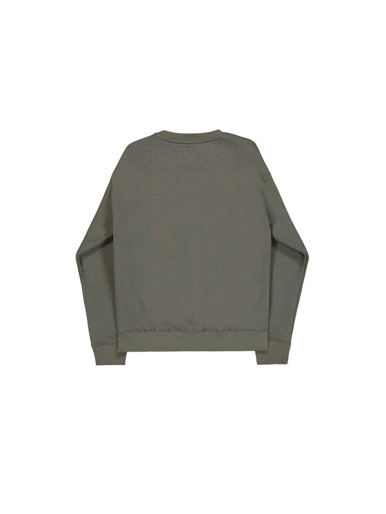 Alpha Industries Alpha Industries Mikina Alpha Reflective Print Sweatshirt Zelená Regular Fit