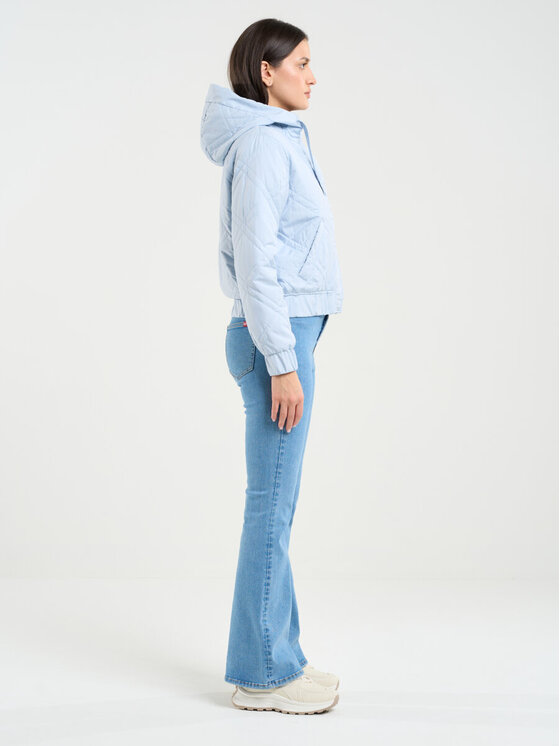 BIG STAR BIG STAR Kurtka przejściowa TAINA_401_130 Błękitny Basic Fit