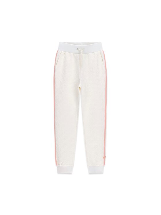 Guess Guess Spodnie materiałowe 183940 Beżowy Classic Fit