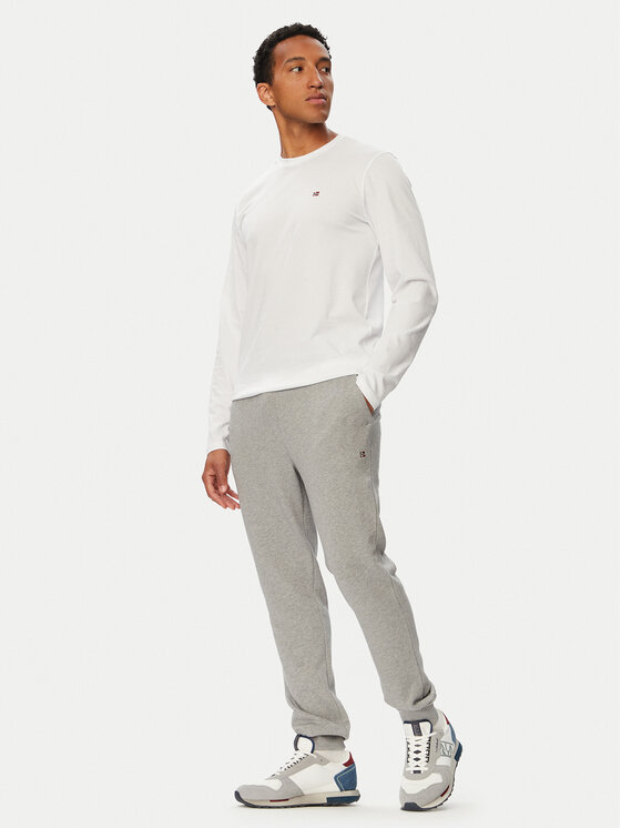 Napapijri Napapijri Longsleeve Salis NP0A4HN7 Λευκό Regular Fit