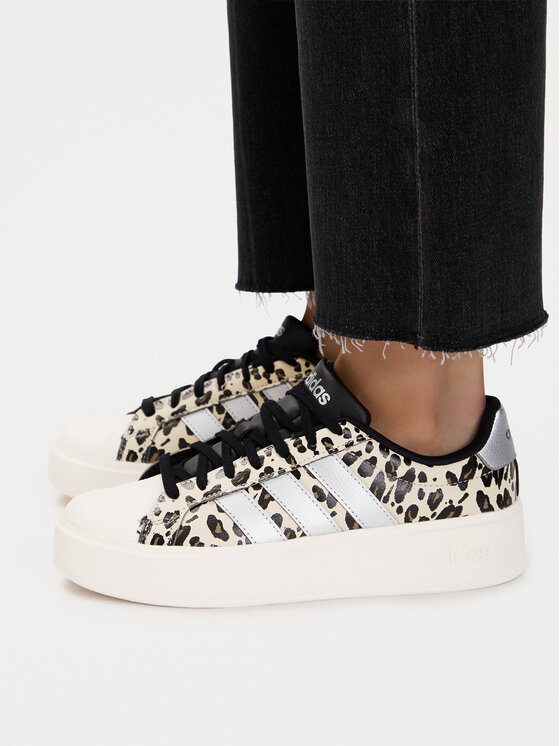 adidas adidas Sneakersy Streettalk Bold Shoes Junior KI0050 Beżowy