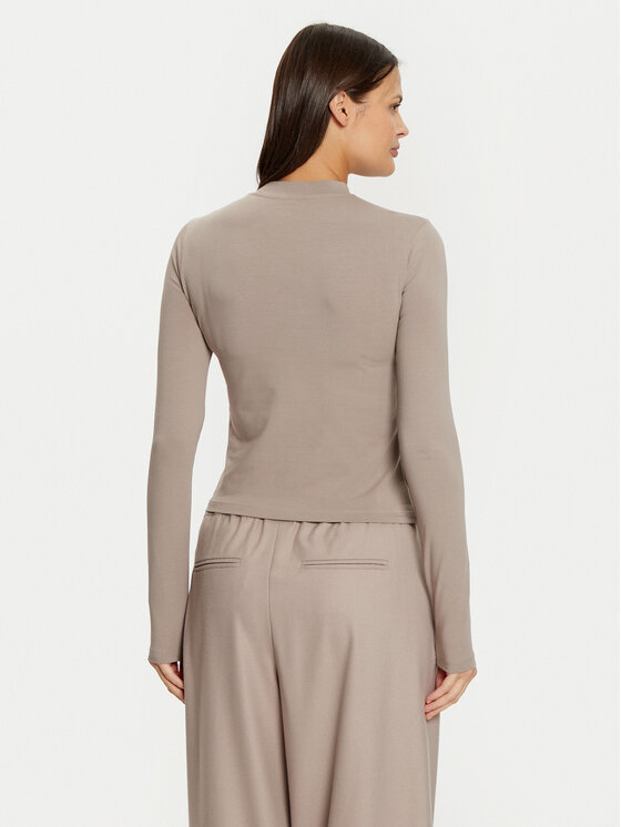 Guess Guess Блуза Colette V4YI23 KCDH1 Сив Slim Fit