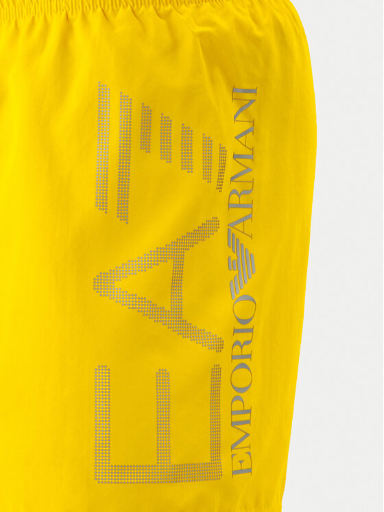 EA7 Emporio Armani EA7 Emporio Armani Ujumisšortsid 7M002001 AF14497 M2004 Kollane Regular Fit