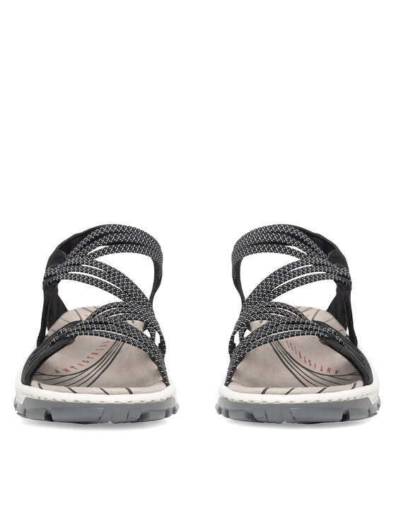 Rieker Rieker Sandalen 68882-00 Schwarz