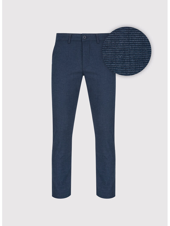 Pako Lorente Pako Lorente Spodnie materiałowe P25WF-WX-013 Granatowy Classic Fit