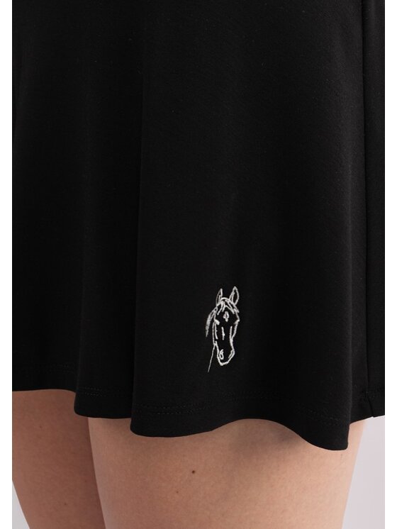 DKaren Sport DKaren Sport Szorty sportowe Spódnico-SpodenkiEQ Bordowy Classic Fit