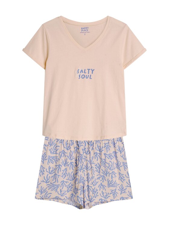 Henderson Henderson Piżama 42669 Pomarańczowy Regular Fit