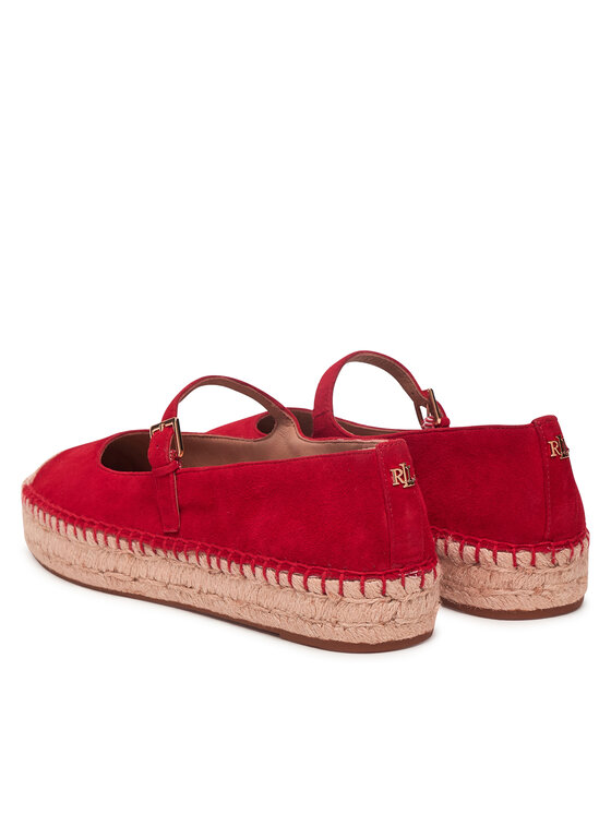 LAUREN RALPH LAUREN LAUREN RALPH LAUREN Espadrilky 802P06401002 Červená