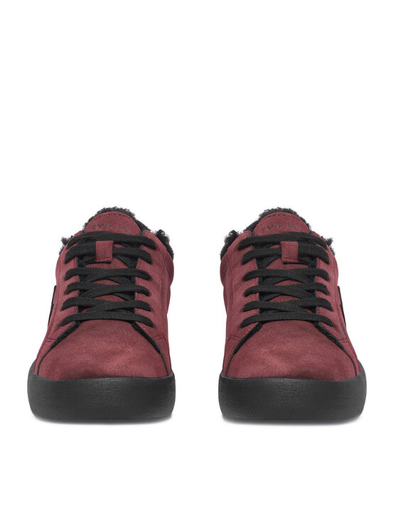 Eva Minge Eva Minge Sneakersy EO-ELLA-WSDR13670 Bordowy