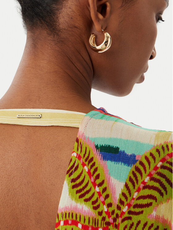 LOLA CASADEMUNT LOLA CASADEMUNT Poletna obleka LS2616024 Pisana Relaxed Fit