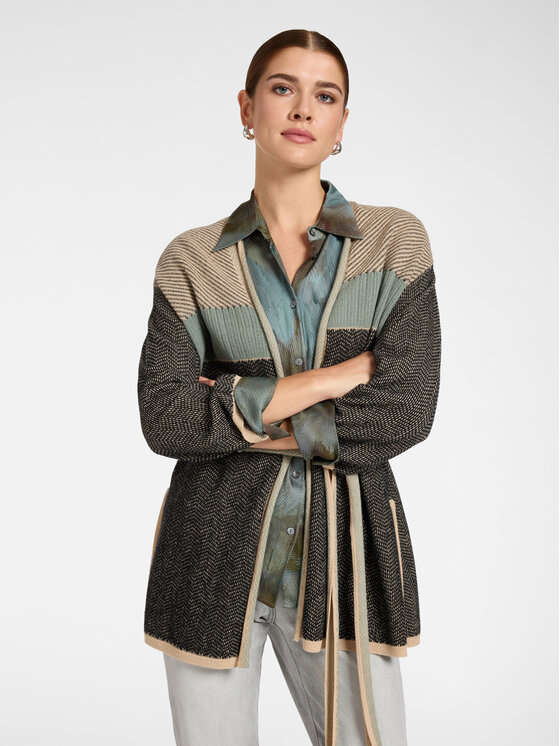 Elena Mirò Elena Mirò Maglione M090Z000855N0B2 Turchese Over Fit