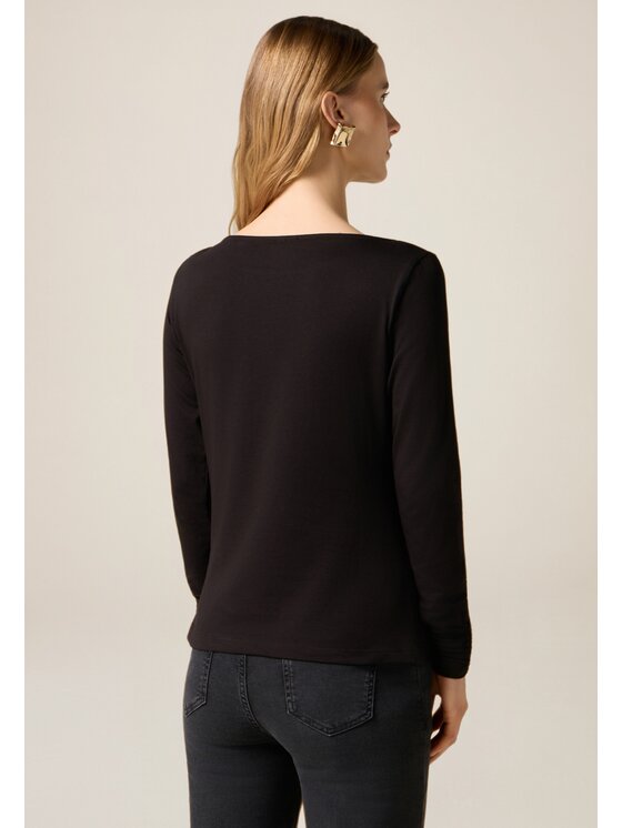 Oltre Oltre T-shirt G070J004656N0Z3 Nero Slim Fit