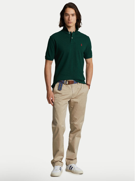 Polo Ralph Lauren Polo Ralph Lauren Polokošeľa Core Replen 710782592 Zelená Custom Slim Fit