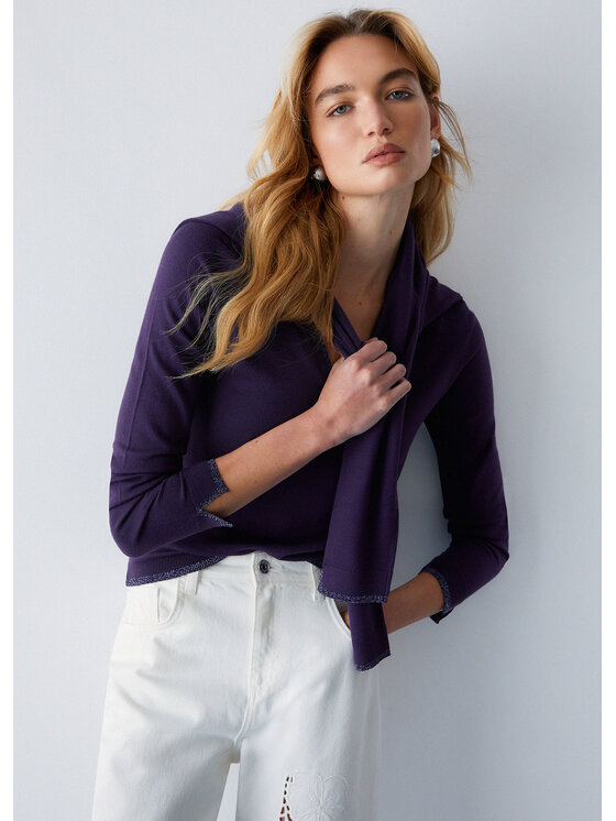 Liu Jo Liu Jo Maglione WA6282MS49I93725 Viola Regular Fit