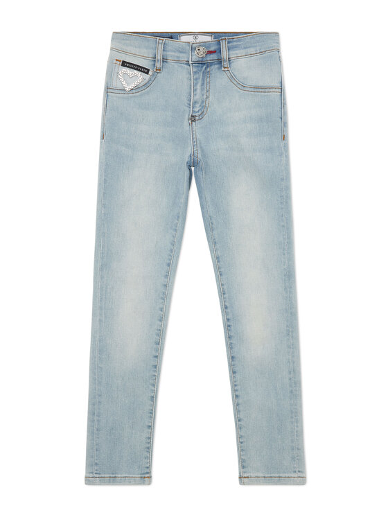 PHILIPP PLEIN PHILIPP PLEIN Džegínsy 20161 Modrá Comfort Fit