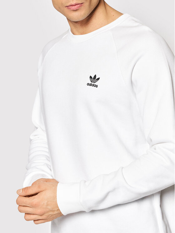 adidas Bluza Trefoil Essential ED6208 Bia y Regular Fit