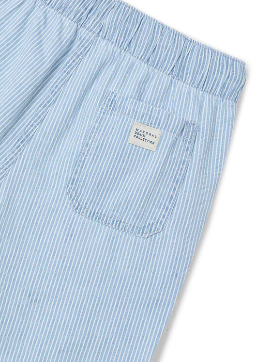 Mayoral Mayoral Pantaloncini di tessuto 3228 Celeste Regular Fit