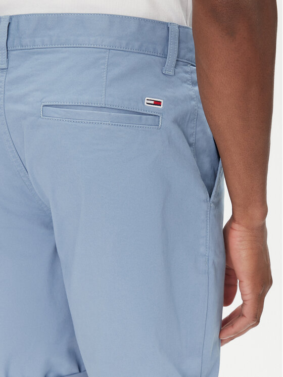 Tommy Jeans Tommy Jeans Szorty materiałowe Scanton DM0DM21950 Niebieski Slim Fit
