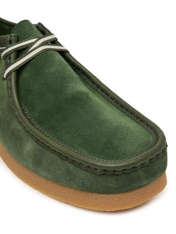 Clarks Clarks Polobotky Wallabee EVO 26186170 Zelená