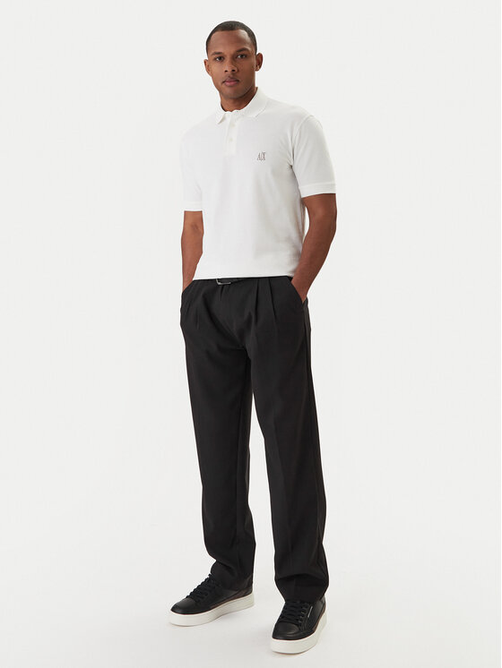Armani Exchange Armani Exchange Polo XM000367 AF13022 U0009 Biały Regular Fit