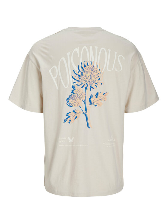 Jack&Jones Jack&Jones T-Shirt Charge 12269384 Béžová Relaxed Fit