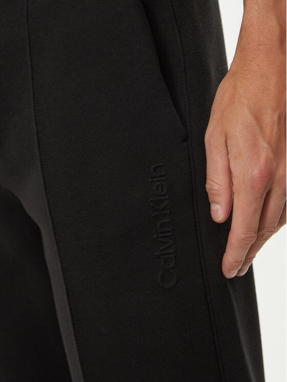 Calvin Klein Calvin Klein Bavlnené nohavice K10K113661 Čierna Regular Fit
