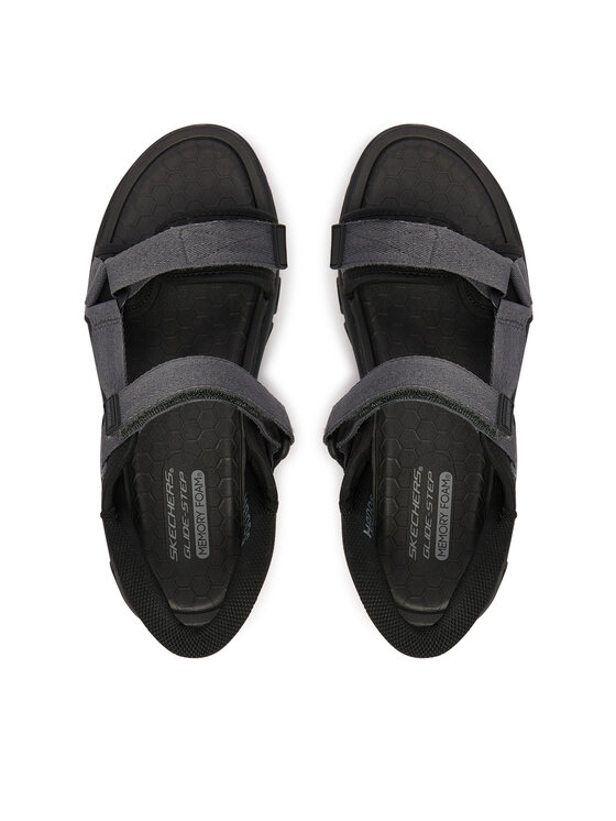 Skechers Skechers Szandál Glide Step Sandal 233382/BBK Fekete