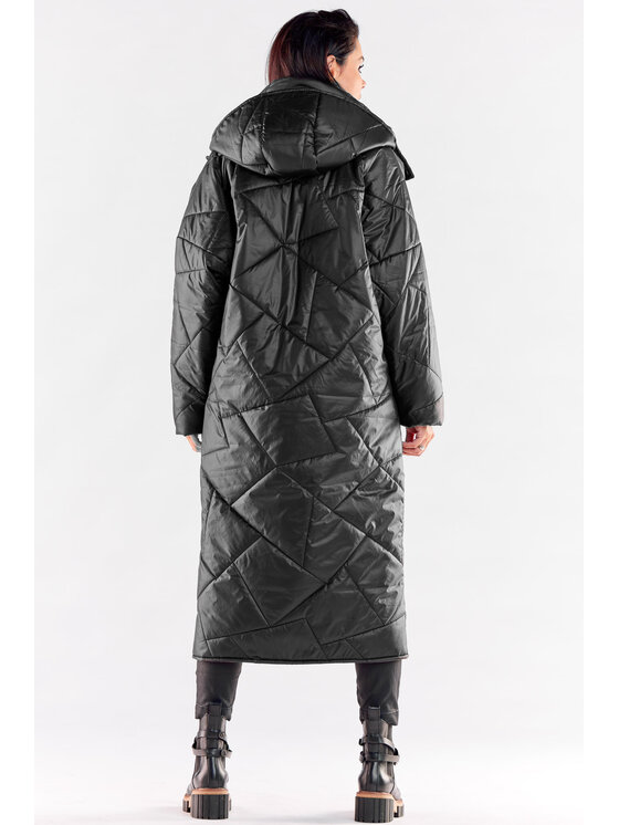 Awama Awama Kabát A541 Čierna Basic Fit