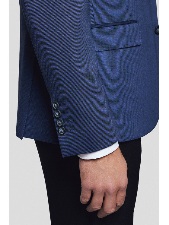 Lancerto Lancerto Marynarka Gonnesa MA131125000012 Granatowy Slim Fit