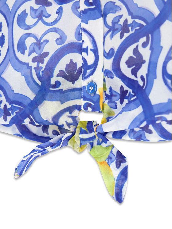 Guess Guess Košulja J6GH00 WA2T0 Plava Regular Fit