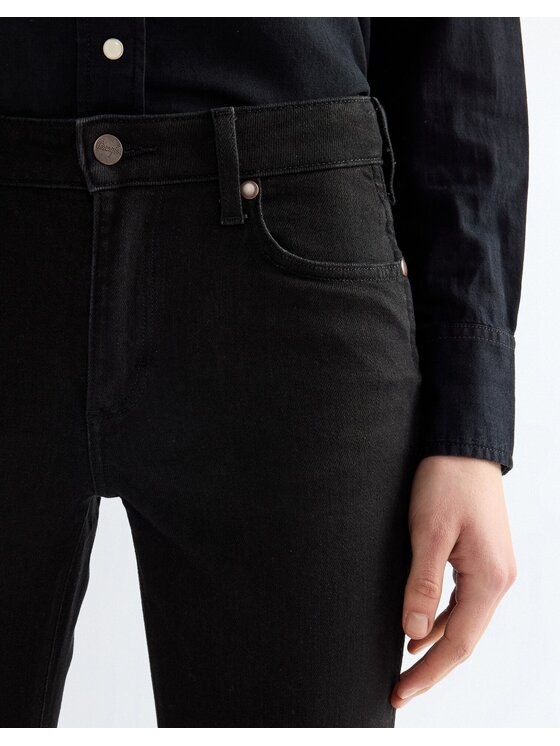 Wrangler Wrangler Jeansy STRAIGHT Czarny Straight Leg