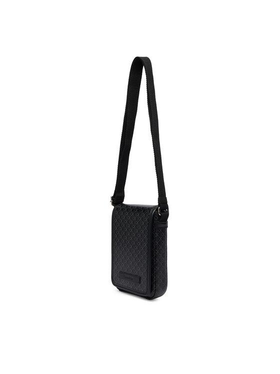 Calvin Klein Calvin Klein Handy-Etui Emblem Aop Coated Phone Crossbod LV04D1218G Schwarz