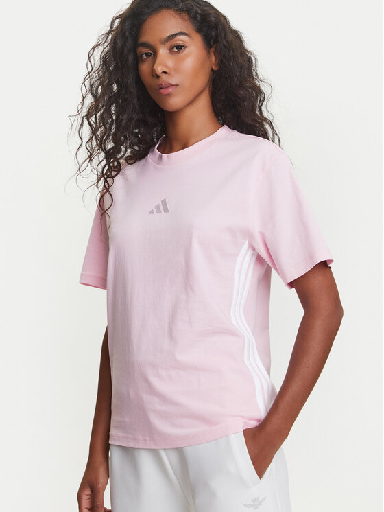 adidas adidas T-shirt Essentials 3-Stripes JE1226 Ružičasta Regular Fit