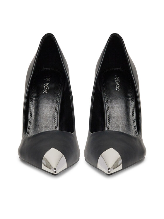 DeeZee DeeZee Pantofi cu toc subțire S4P1693702 Negru