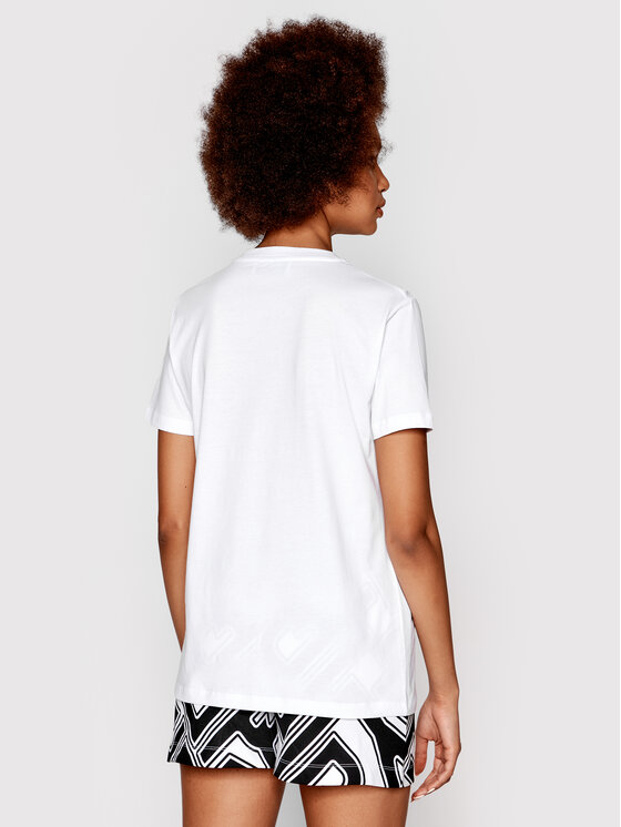 T-shirt 22E U2M0 F024 P430 1101 Bianco Regular Fit...