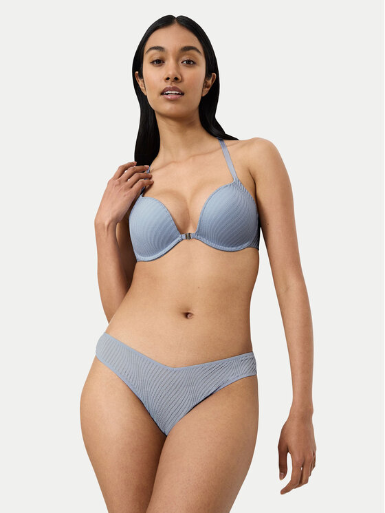 Triumph Triumph Biustonosz push-up Harmony Spotlight 10217429 Niebieski
