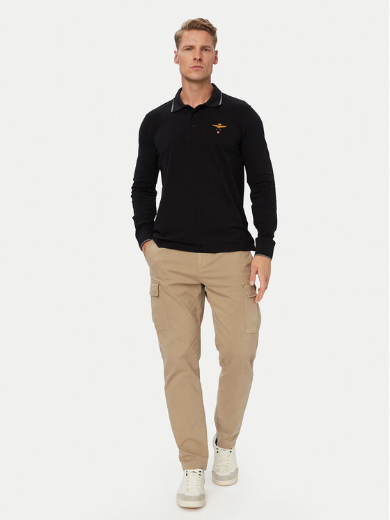 Aeronautica Militare Aeronautica Militare Poloshirt 262PO1653UP00082 Schwarz Regular Fit