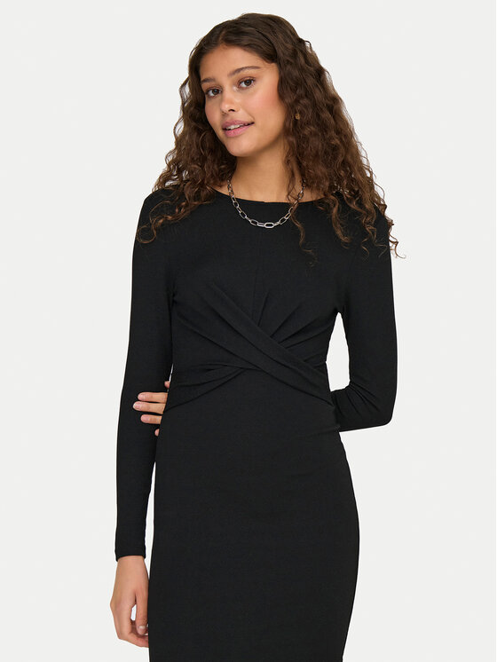 ONLY ONLY Φόρεμα κοκτέιλ Queen 15189967 Μαύρο Regular Fit