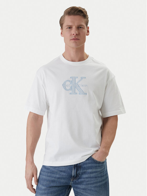 Calvin Klein Jeans Calvin Klein Jeans T-Shirt LV04RF819G Biały Regular Fit