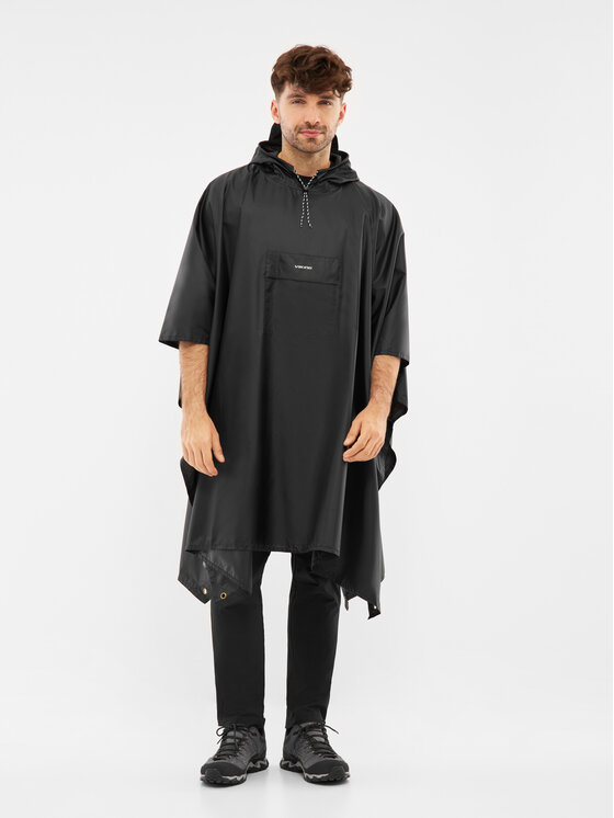 Viking Viking Ponczo Vesper Czarny Regular Fit