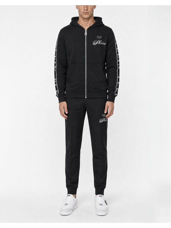 PHILIPP PLEIN PHILIPP PLEIN Teplákové nohavice 31706 Čierna Jogger Fit