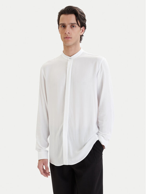 HUGO Cămașă Kaleb 50554719 Alb Slim Fit