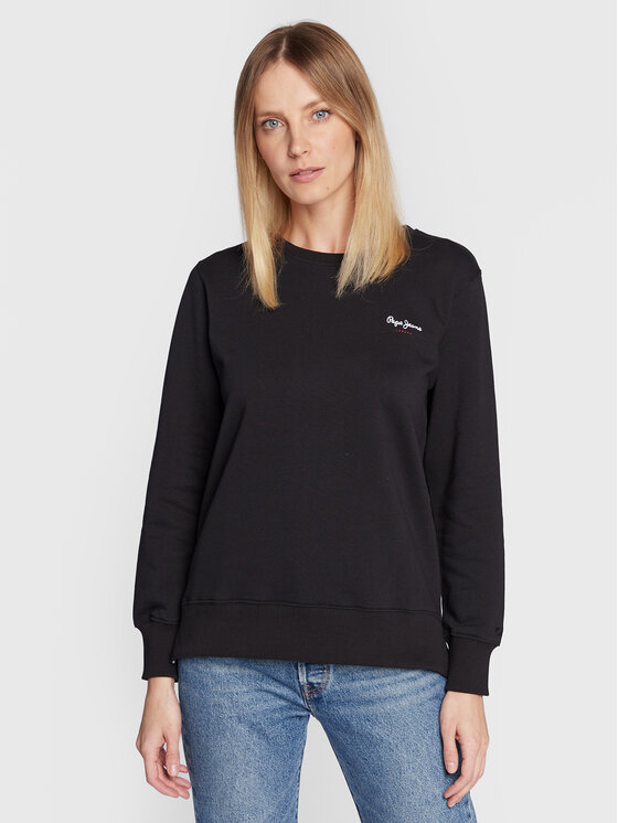 Pepe Jeans Pepe Jeans Majica dugih rukava Calista PL581189 Crna Regular Fit