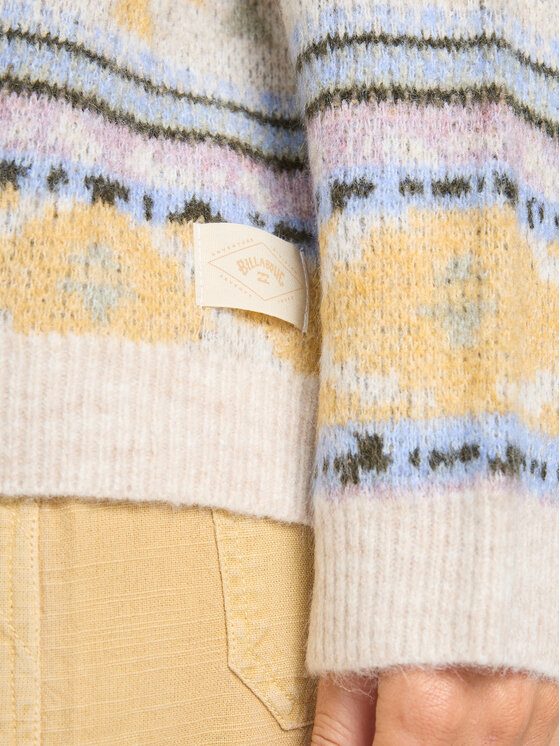 Billabong Billabong Sweter Camp EBJSW00134 Kolorowy Relaxed Fit