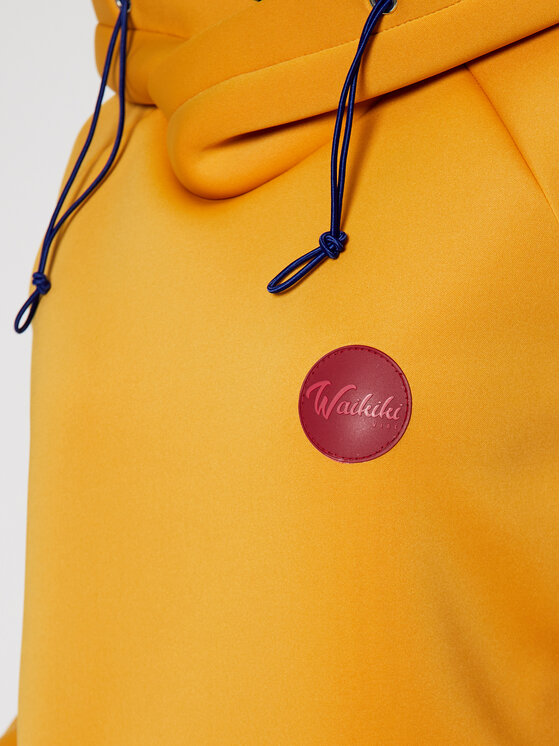 Felpa Sand Camel Giallo Relaxed Fit