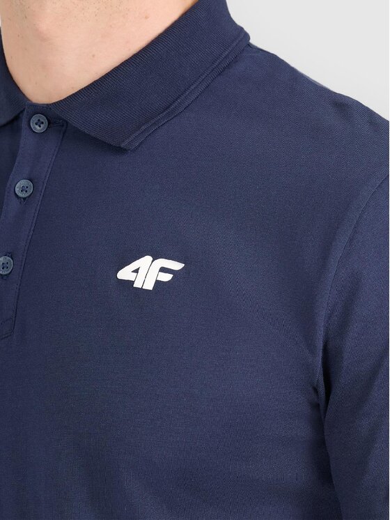 4F 4F T-Shirt TPTSM0770-31 Granatowy Active Fit