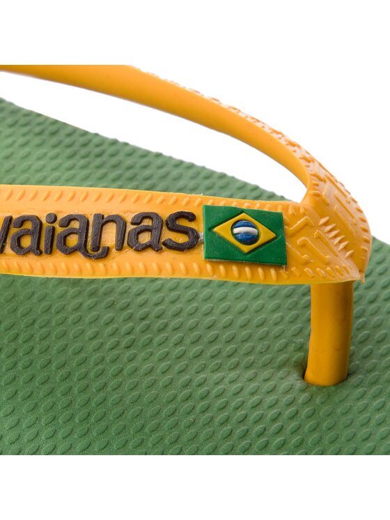 Havaianas Havaianas Σαγιονάρες Brasil Logo 41108500078 Κίτρινο