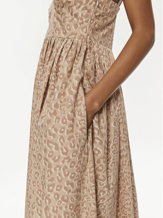 TWINSET TWINSET Sommerkleid 241TT2116 Beige Regular Fit