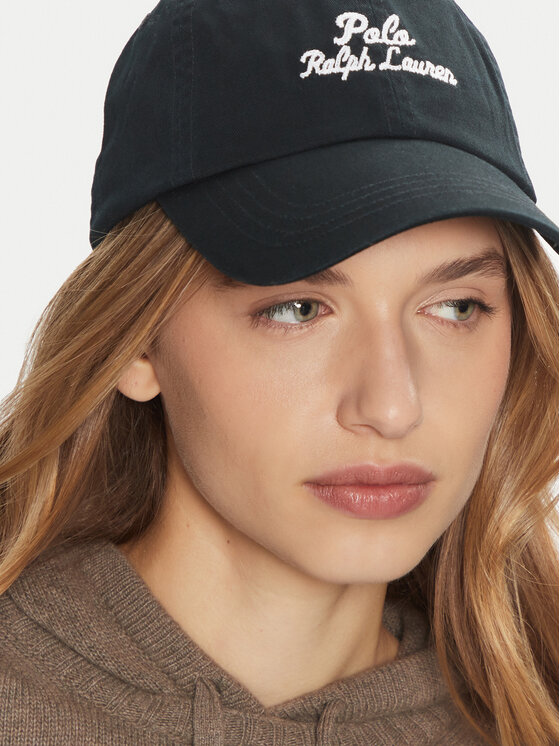 Black polo hat store