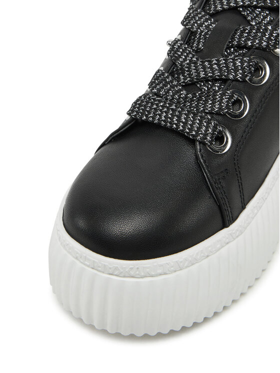 KARL LAGERFELD KARL LAGERFELD Sneakersy Kreeper Lo KL42376A Černá